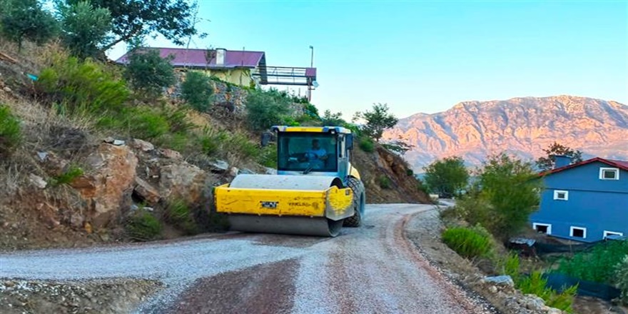 Alanya Yaylalarında Asfalt Çalışması