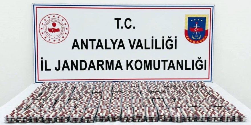 Manavgat’ta Valizden 6 Bin 540 Sentetik Hap Çıktı