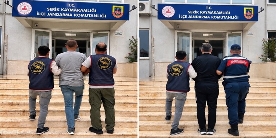 Serik’te Aranan 2 Hükümlü Yakalandı