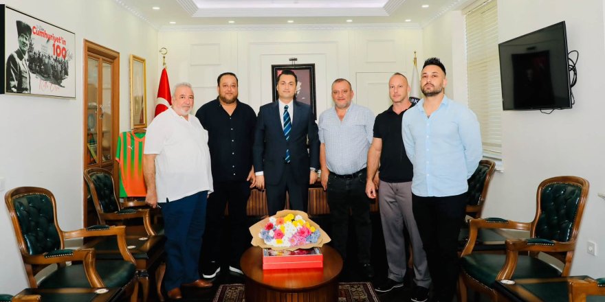 Alanya Otogarı Yazıhane İşletmecilerinden Kaymakam Öztürk’e Ziyaret