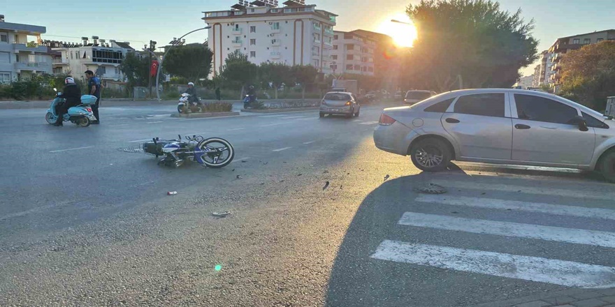 Gazipaşa’da Trafik Kazası: 1 Yaralı