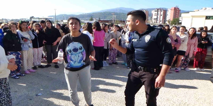 Kumluca’da KYK Yurdunda Yangın