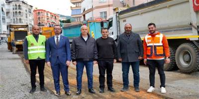 Alanya’da Asfalt Çalışmaları Devam Ediyor