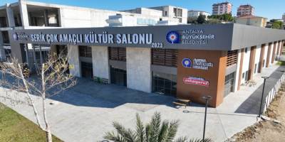 Serik Kongre ve Kültür Merkezi inşaatında son aşamaya geçildi