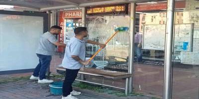 Alanya’da Duraklara Temizlik ve Onarım