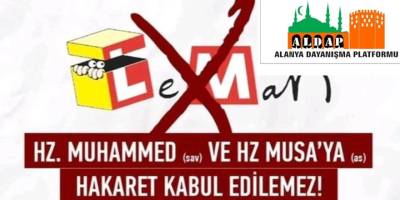 LeMan dergisinin Hz. Muhammed karikatürüne Alanya’dan sert tepki