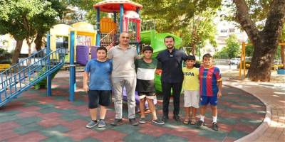 Özler Çocuk Parkı Yenilendi, Kapılarını Açtı