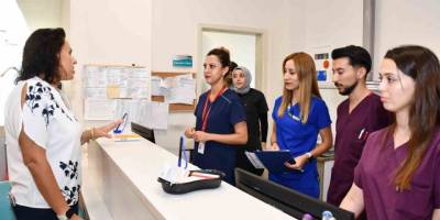 Yeni Başhekimden Hastanede İlk Saha Ziyareti