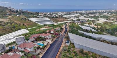 Alanya’da Kargıcak Mahallesi asfalt çalışmalarında 2. etap
