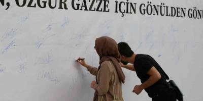ALKÜ’den Gazze’ye gönülden destek