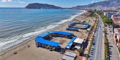 Alanya’da plaj sporları kış turizmini ısıttı