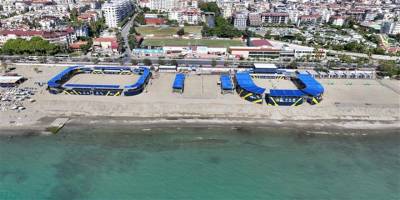 Alanya’da Ücretsiz Plaj Voleybolu Şöleni Başlıyor