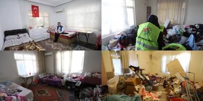 Elif teyzenin evi de umutları da yeniden yeşerdi