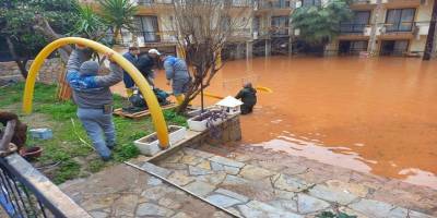 Kemer’de sağanak sonrası seferberlik sürüyor