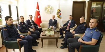Alanya Kaymakamı Ürkmezer'den Başkan Özçelik'e ziyaret