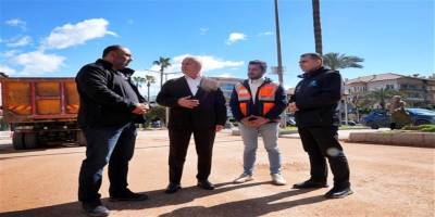 Atatürk Caddesi kuzey şeridinde asfalt çalışmaları bitiyor