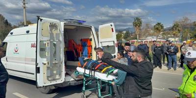 Gazipaşa’da motosiklet kazası: 2 yaralı