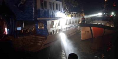 Alanya'da Tur Teknesinde Yangın