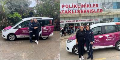Kemer’de Anne Taksi Hizmete Başladı