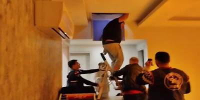 Tavana saklandı ama jandarmadan kaçamadı