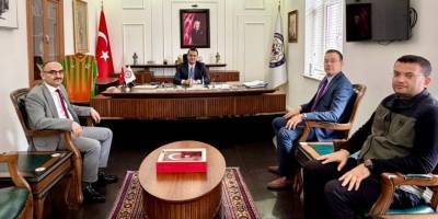 Alanya’da orman heyetinden kaymakama ziyaret