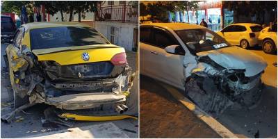 3.41 promil alkollü sürücü 3 aracı hurdaya çevirdi