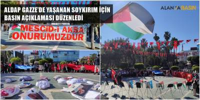 Gazze’de Yaşanan Soykırım İçin ALDAP Basın Açıklaması düzenledi