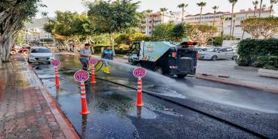 Alanya Bayram Öncesi Baştan Sona Temizleniyor