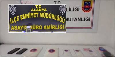 Alanya’da uyuşturucu operasyonu! 65 Gözaltı