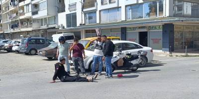 Çocuğa Çarpmamak İçin Devrildi: Yaralı Kurtuldu