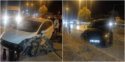 Hurdaya dönen araçtan mucize kurtuluş