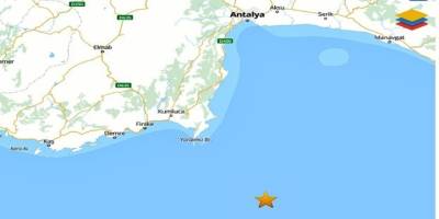 Antalya Kumluca açıklarında 3.5 büyüklüğünde deprem