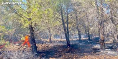 Antalya'da Hastane Yakınında Yangın