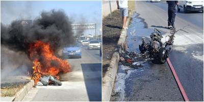Motosikleti Küle Döndü, Yardım Çığlığına Kimse Durmadı