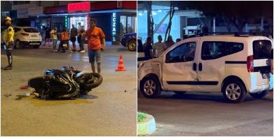 Alanya'da gece kazası: 17 yaşındaki sürücü yaralandı
