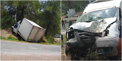 Alanya'da kamyonet ağaca çarptı: 1 ölü, 1 ağır yaralı