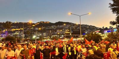 Alanya'da 15 Temmuz'da birlik ve demokrasi vurgusu