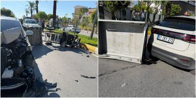 Manavgat’ta ani manevra kazayı beraberinde getirdi: 3 yaralı