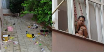 Manavgat'ta Penceredeki Çocuk Mahalleliyi Korkuttu