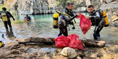 Antalya'nın İçme Suyu Kaynağından Çöp Çıktı