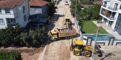 Kepez Duacı Mahallesi’nde yol çalışmalarında ikinci etap başladı