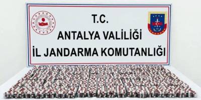 Manavgat’ta Valizden 6 Bin 540 Sentetik Hap Çıktı