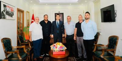 Alanya Otogarı Yazıhane İşletmecilerinden Kaymakam Öztürk’e Ziyaret