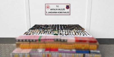 Manavgat’ta 3,6 Milyon TL’lik Kaçak Ürün Operasyonu