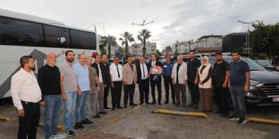 Alanya Kaymakamı Öztürk’ten otogar esnafına ziyaret