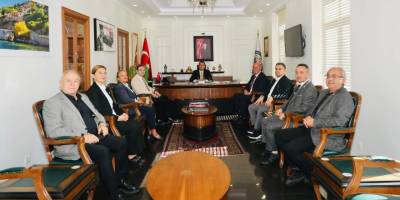 Yeni Parti Teşkilatından Alanya Kaymakamlığına Ziyaret