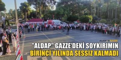 ALDAP Gazze'deki Soykırımın Birinci Yılında Sessiz Kalmadı